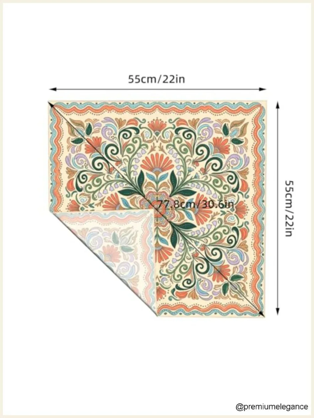 Square Scarf Bandana Women Fashion Silk Satin Headscarf